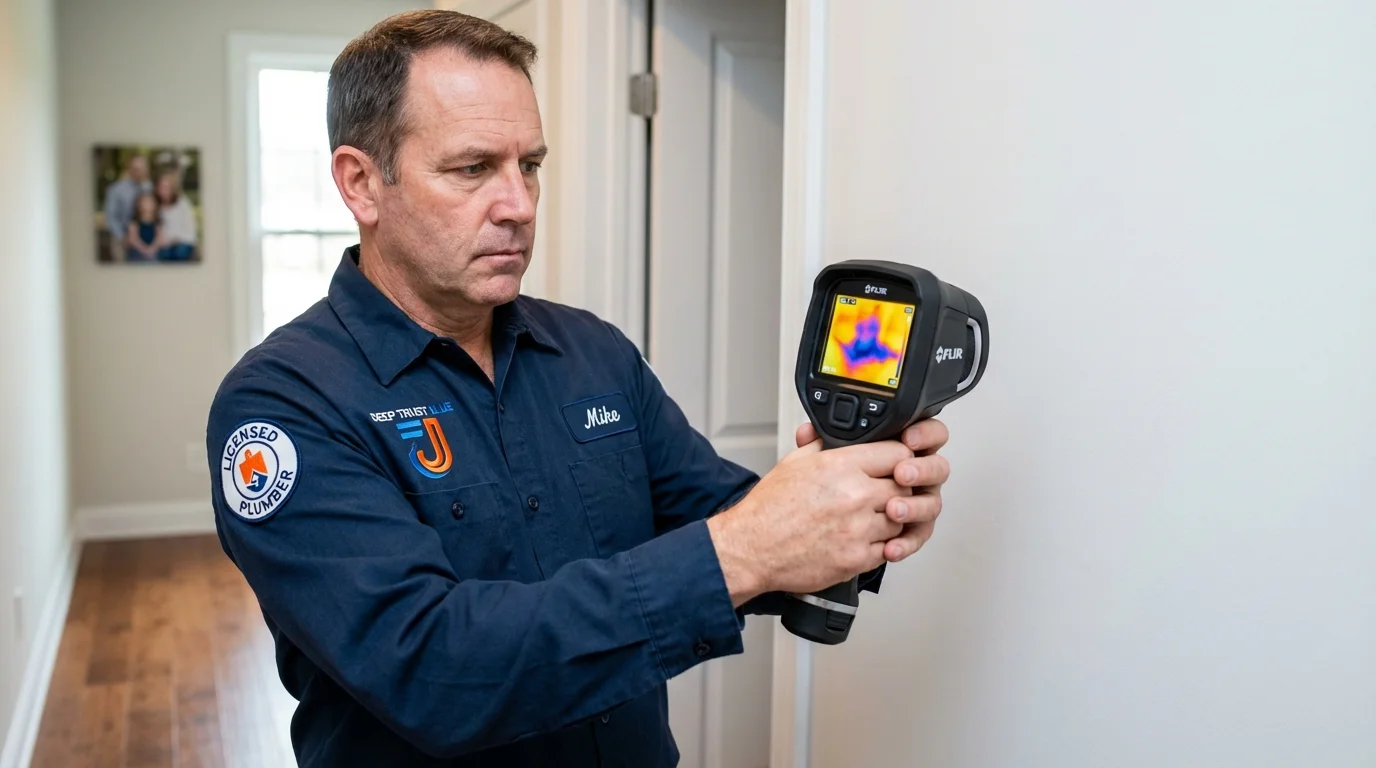 Thermal imaging leak detection by Johns Plumbing LLC in Fort Meade